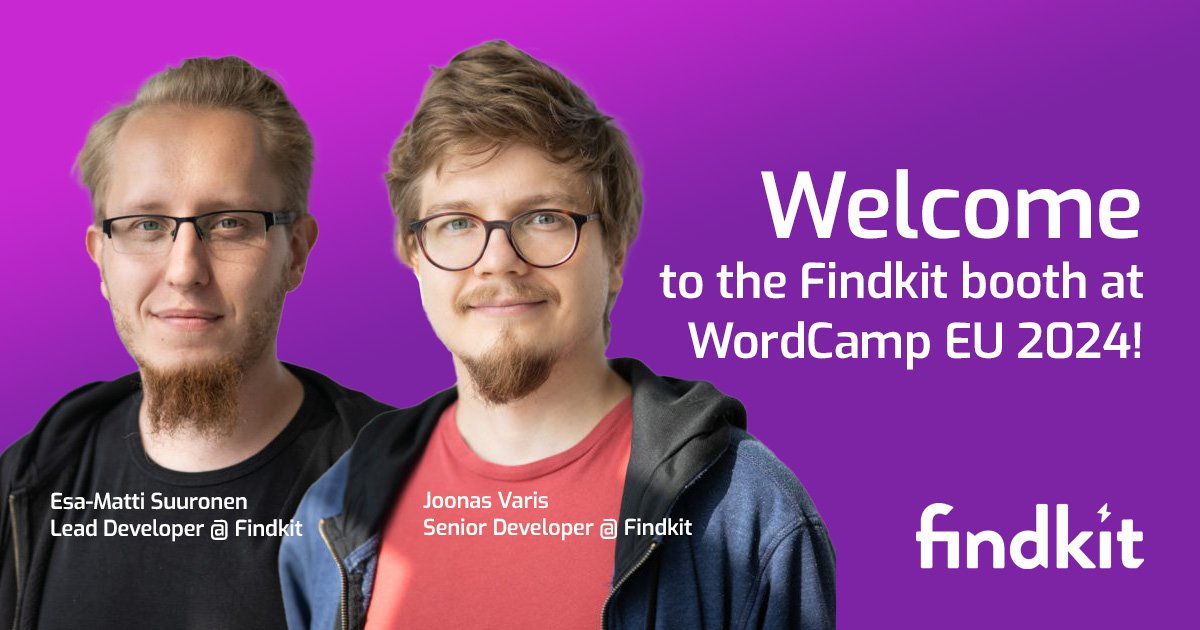 Findkit Crew at WordCamp EU 2024